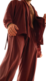 Elegant Pants Burgundy