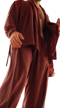 Elegant Pants Burgundy