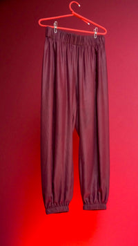 Elegant Pants Burgundy