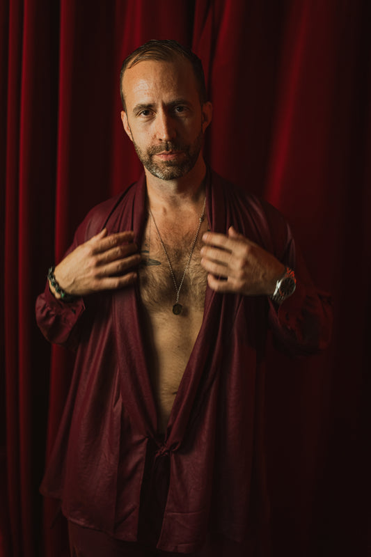 Elegant Shirt Burgundy