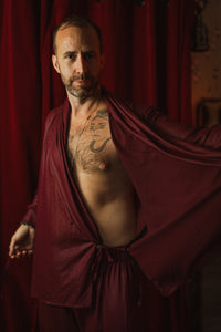 Elegant Shirt Burgundy